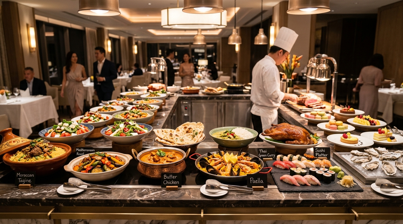 Kwality Restaurant Buffet Counter
